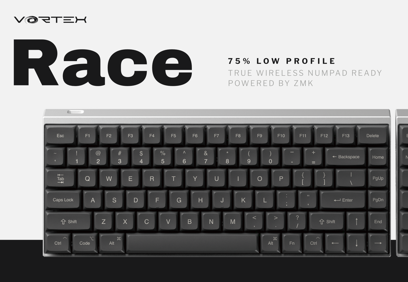 Vortex RACE: Der Klassiker kehrt als moderne Low-Profile-Tastatur zurück