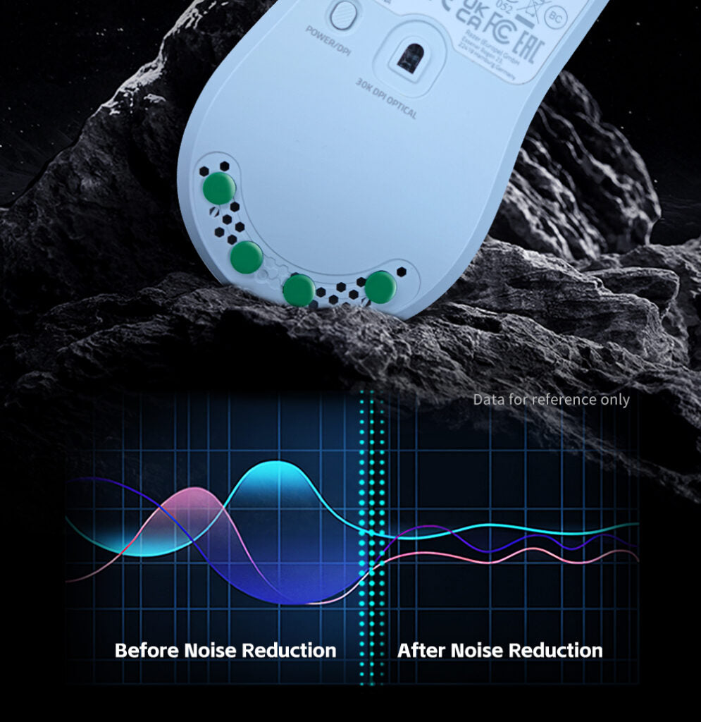 X-Raypad Jade Air Mouse Skates - Universal Dots