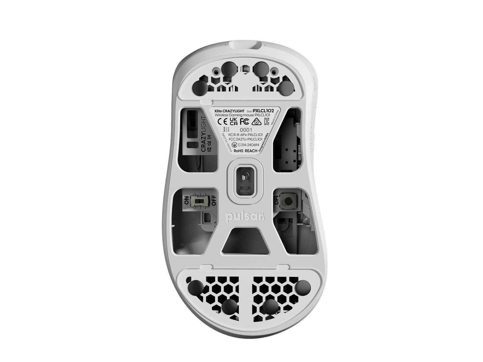 Pulsar Xlite CRAZYLIGHT Mini (Uyuni White) Mouse