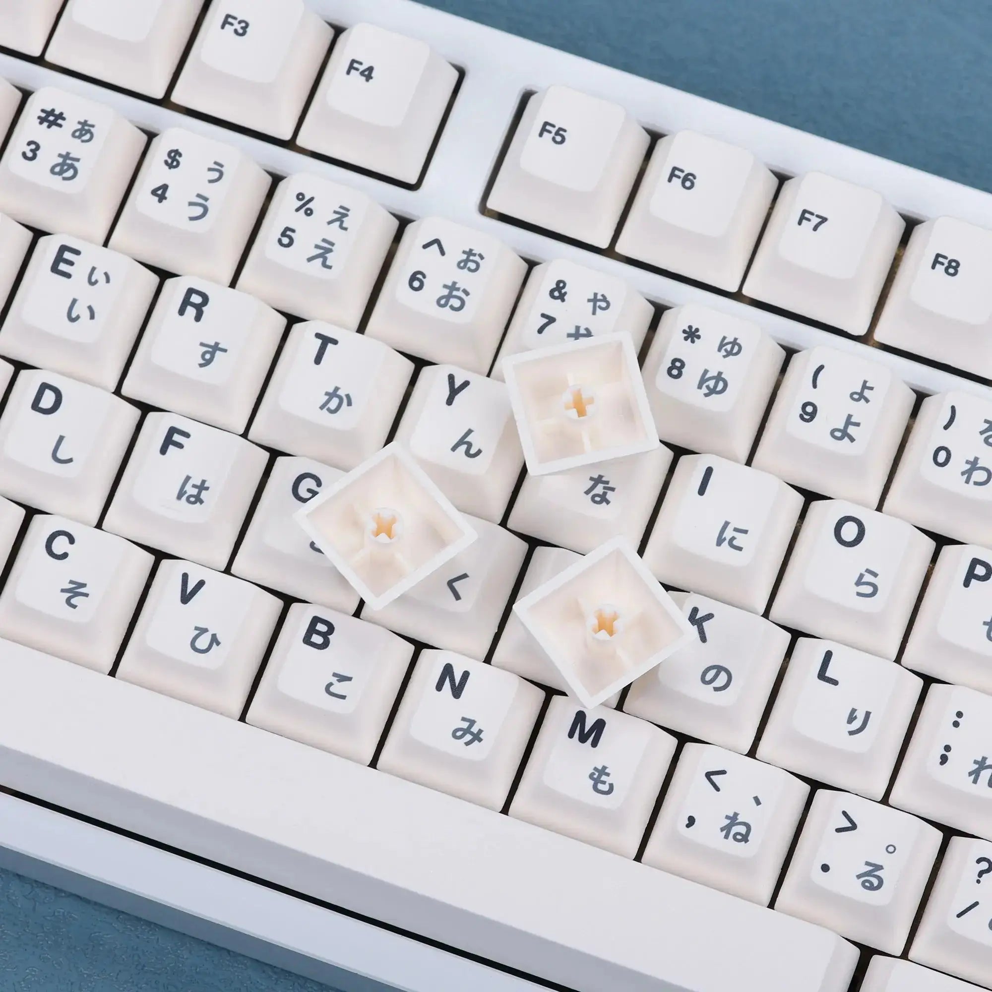 EPBT Gray Japanese (ANSI) Keycap Set