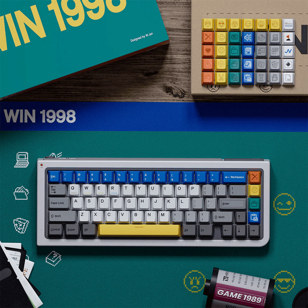 80Retros Win1998 (ANSI) Keycap Set - InputGear DE