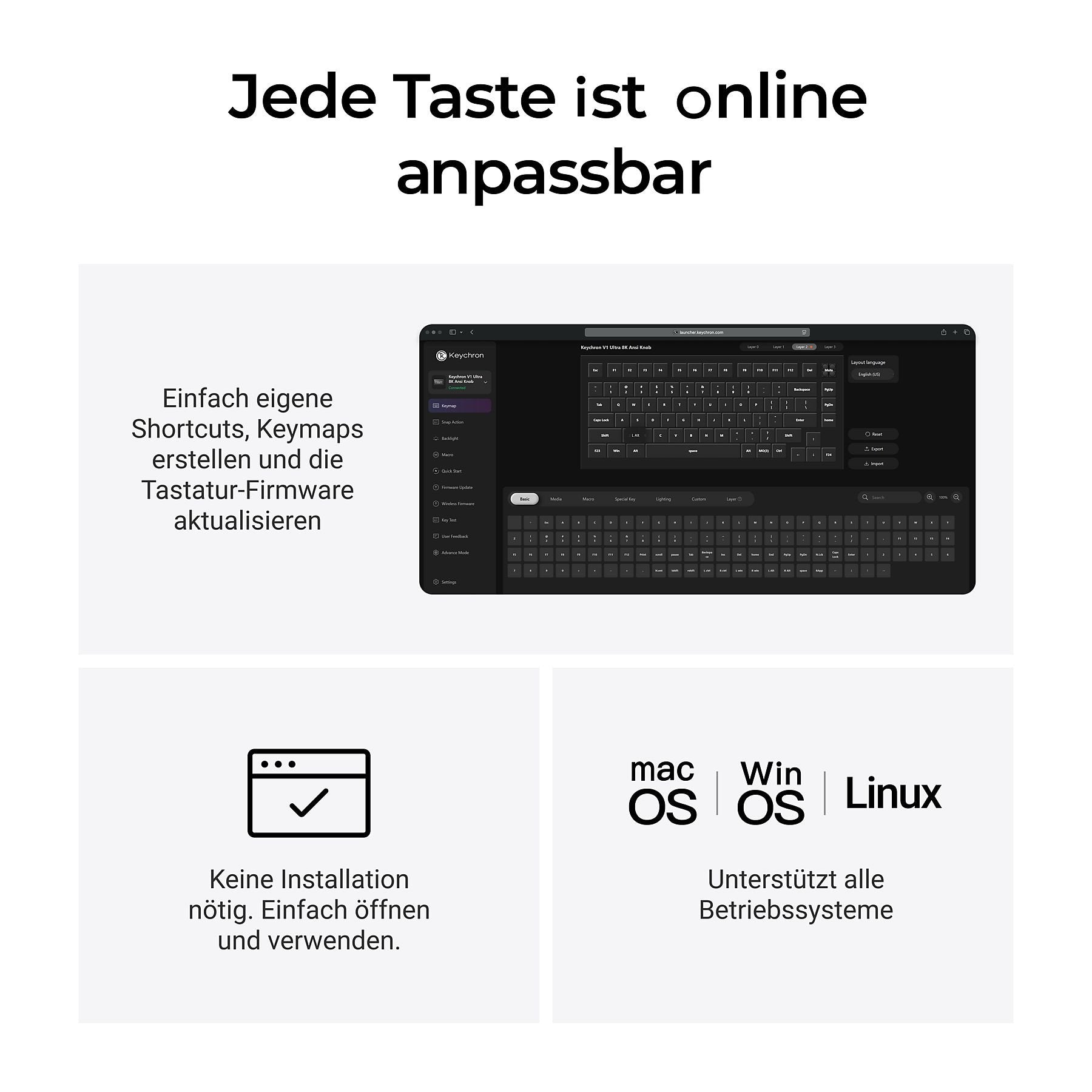 Keychron V6 Ultra (ISO-DE) Keyboard