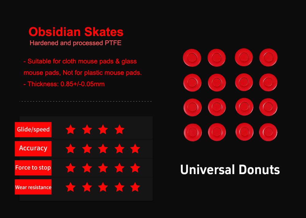 X-Raypad Obsidian Mouse Skates - Universal Donuts