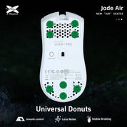 X-Raypad Jade Air Mouse Skates - Universal Donuts