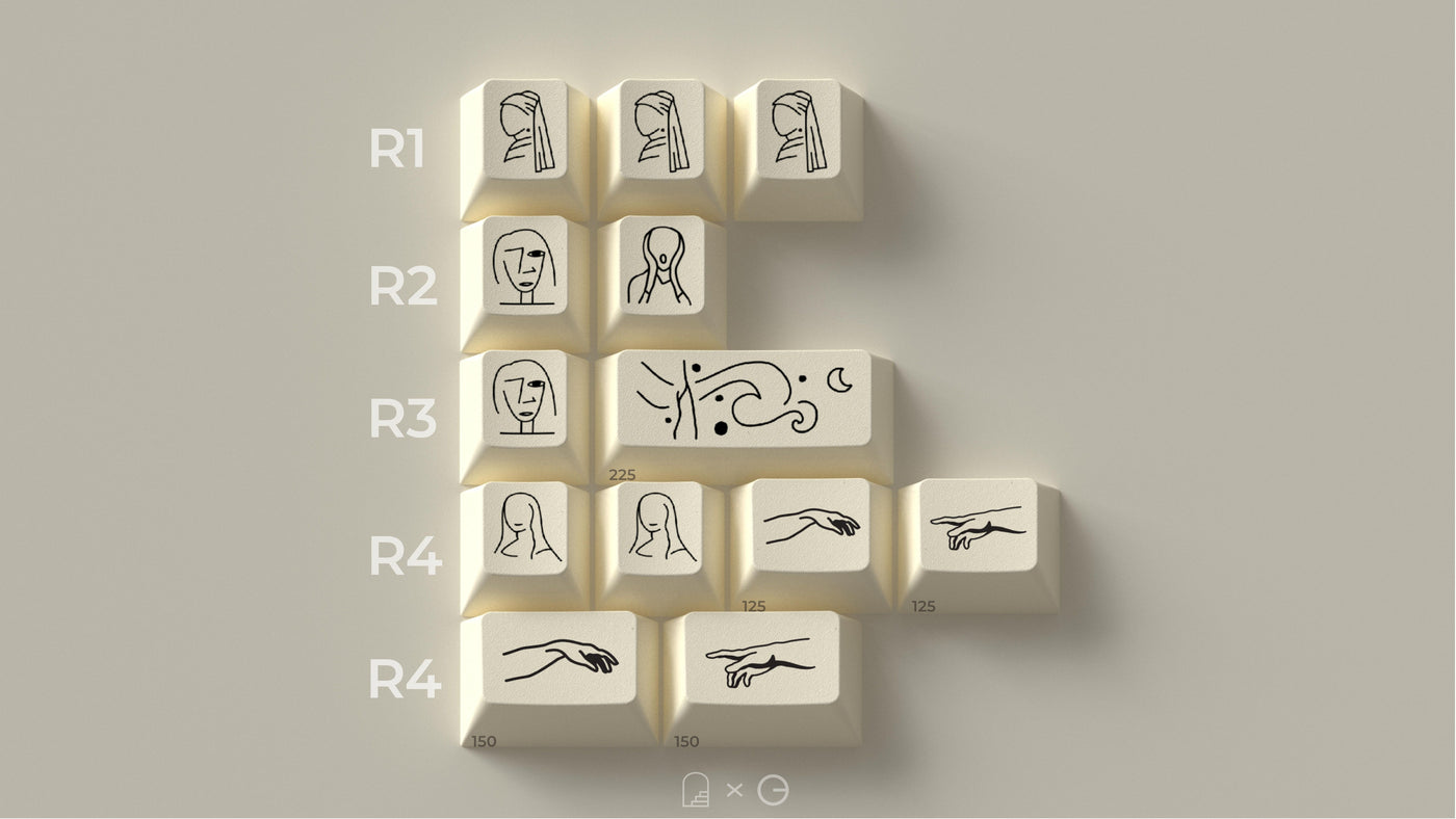 GMK Art Keycap Set