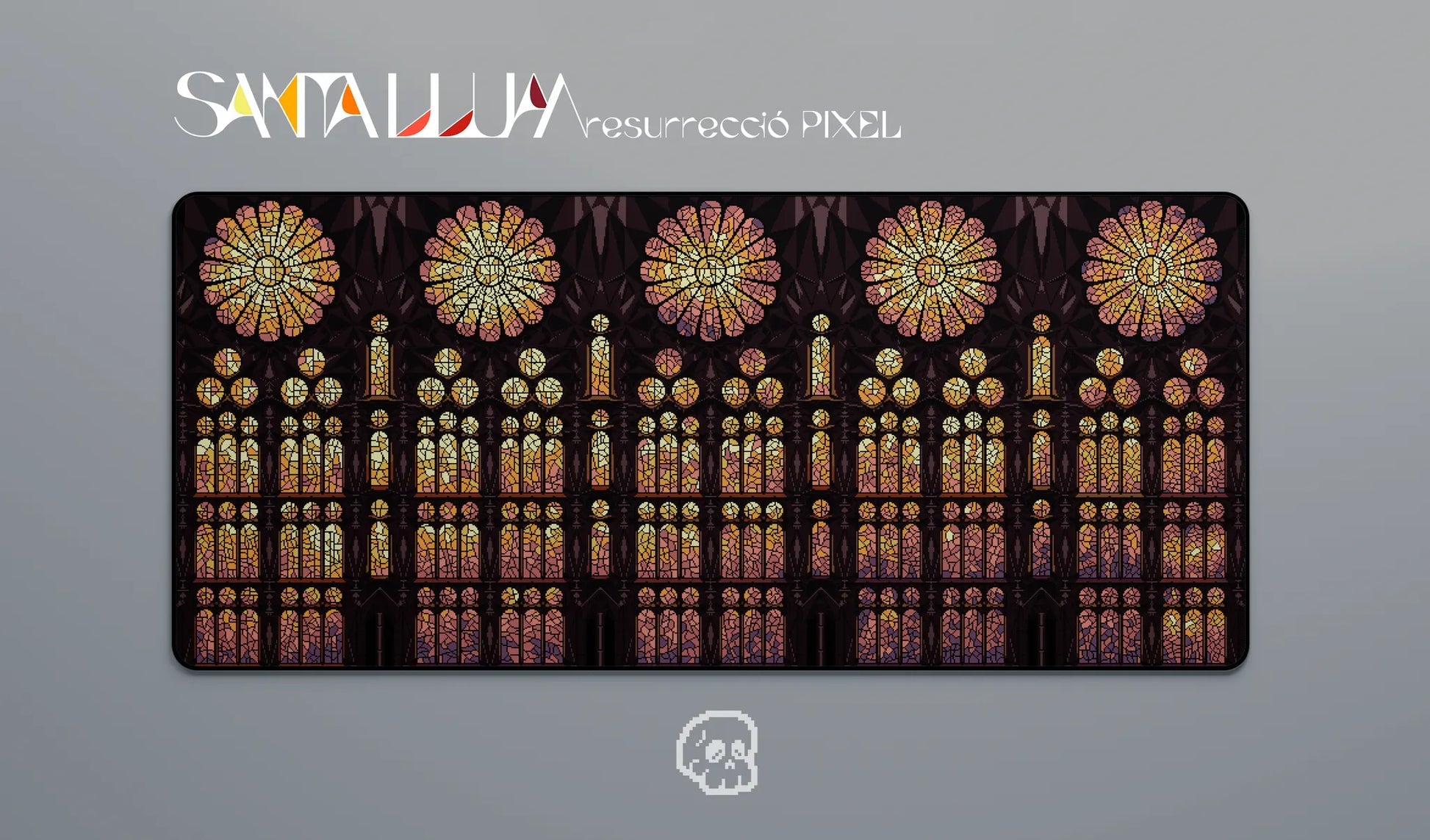 Santa LLum (Resurreccio Pixel) Deskmat