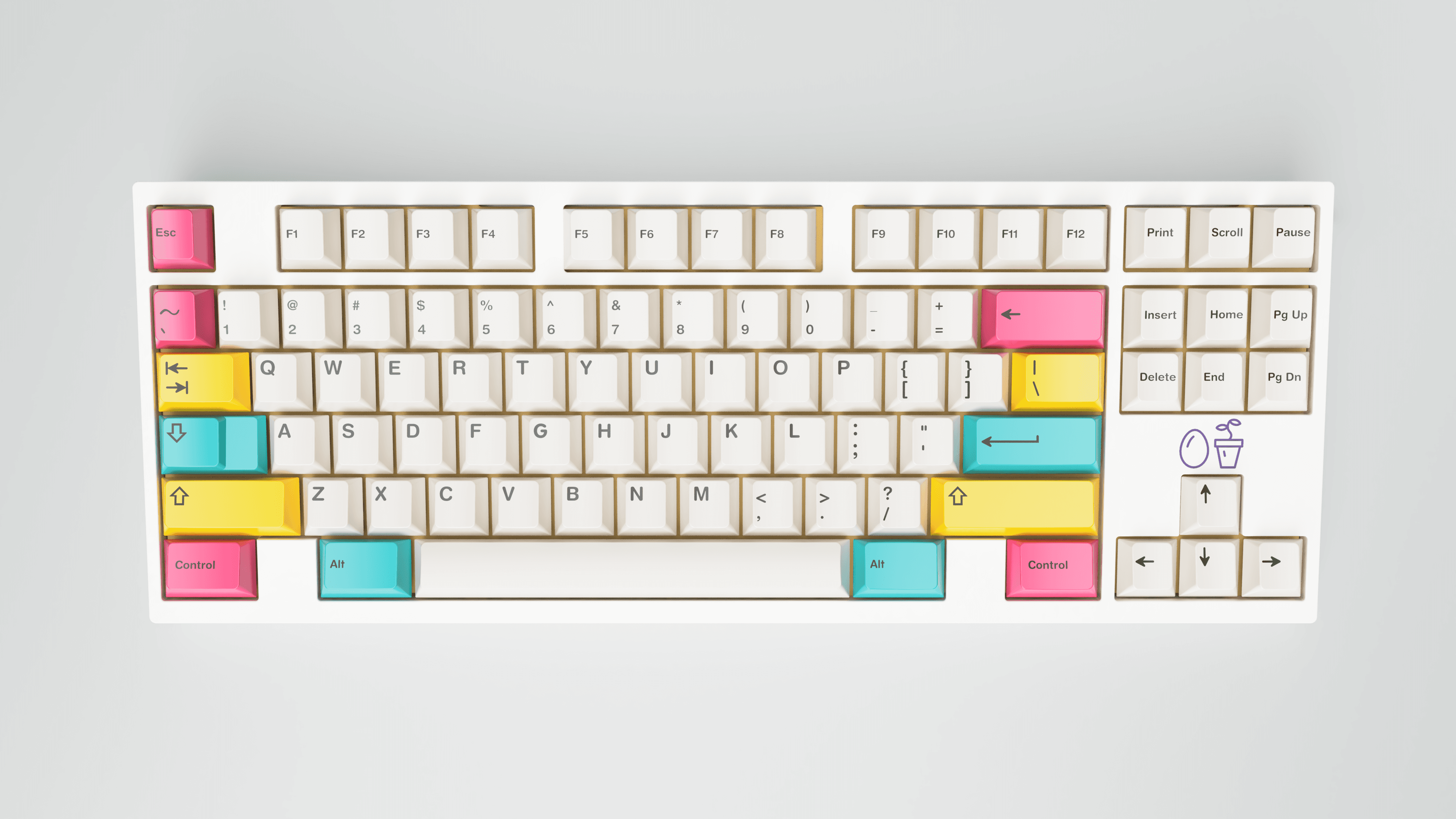 EPBT Spectrum (ISO-DE) Keycap Set