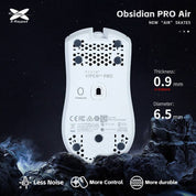 X-Raypad Obsidian Pro Air Mouse Skates - Universal Dots (Grey)