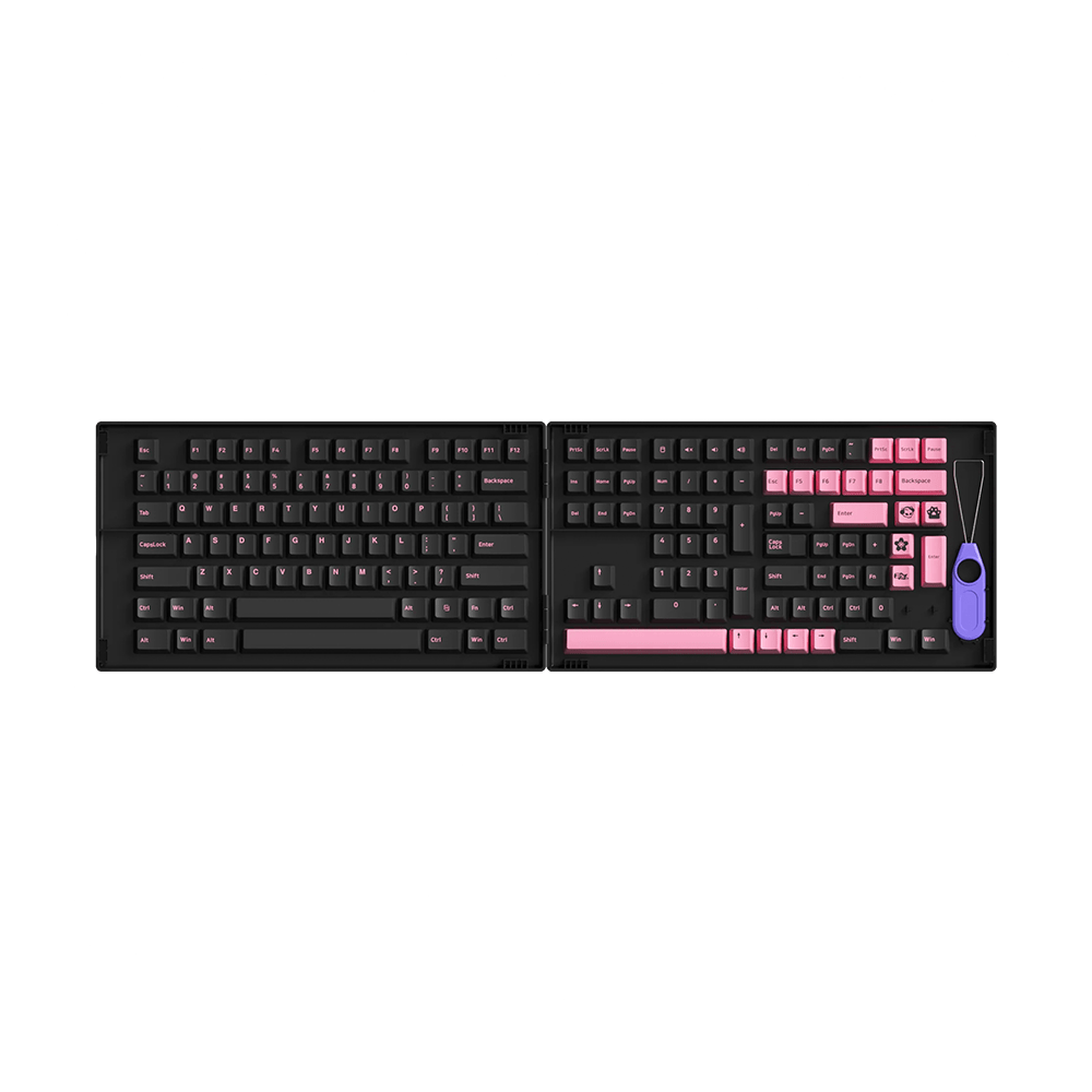 Akko Black & Pink (ANSI) Keycap Set - InputGear DE