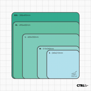 Artisan Deskmat - FX Zero Extra Soft - Daidai Orange - InputGear DE