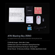 ATK ZERO (Pearl Blue) Gaming Mouse - InputGear DE