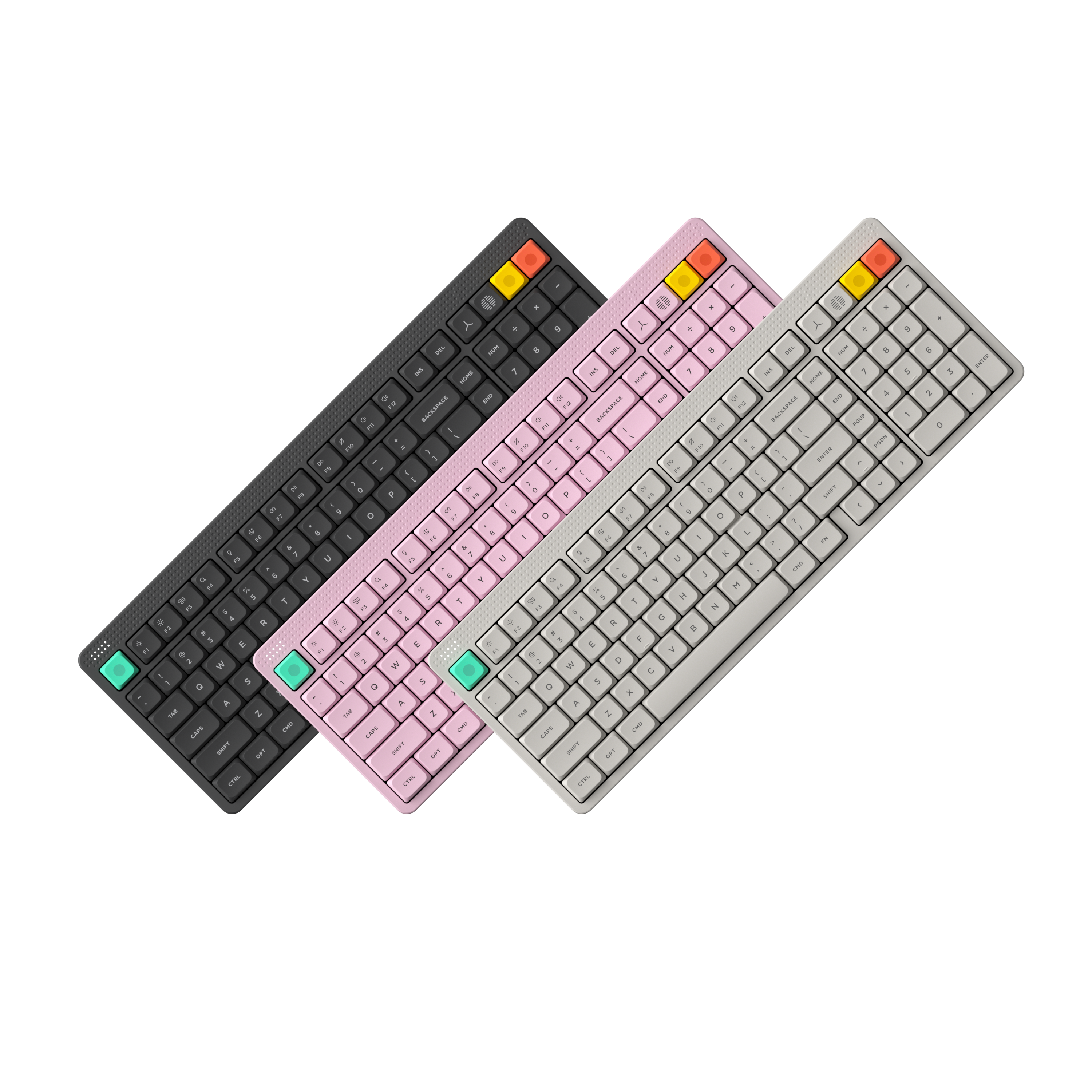 Nuphy Node 100 Low Profile (White) (ISO-DE) Keyboard