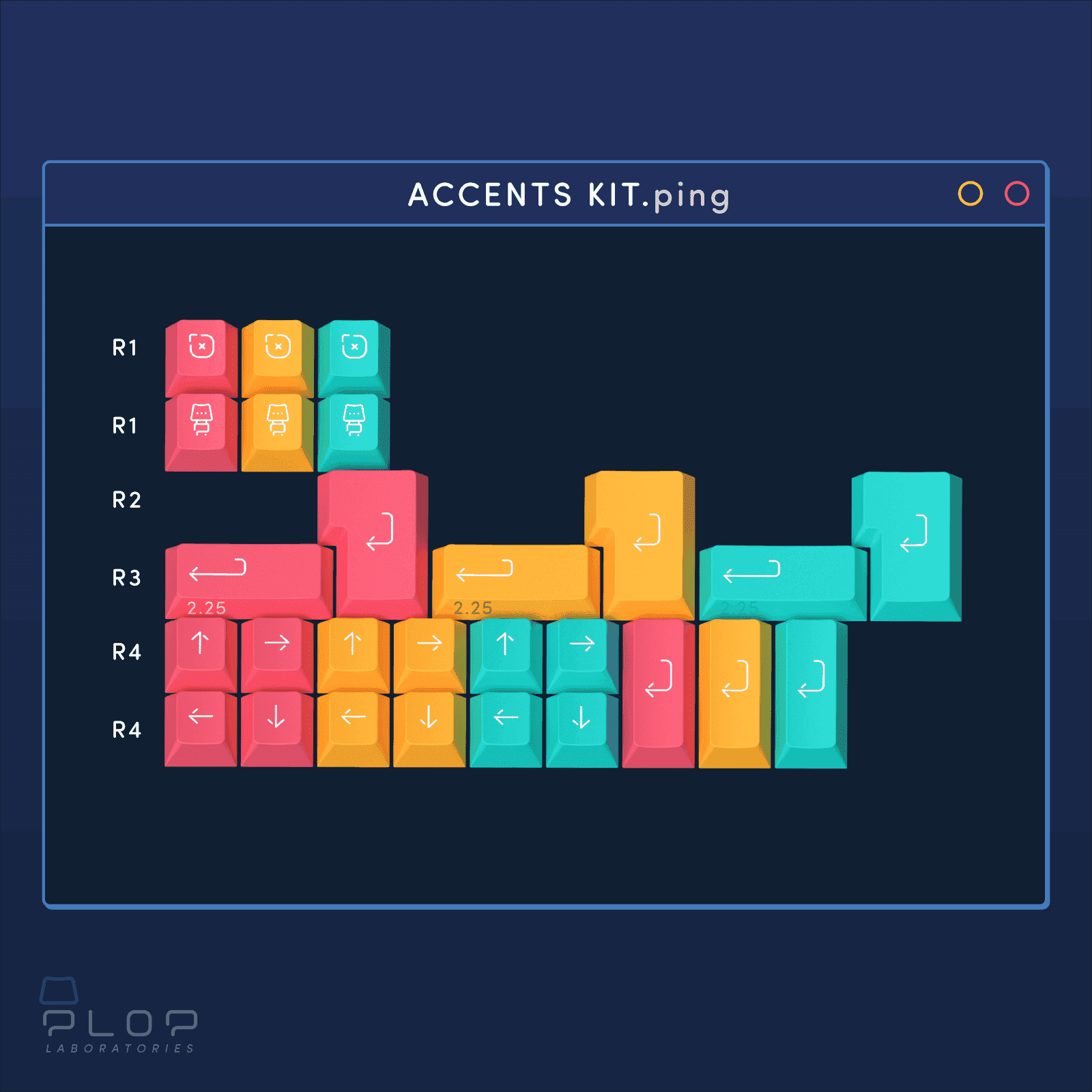EPBT Ping Keycap Set