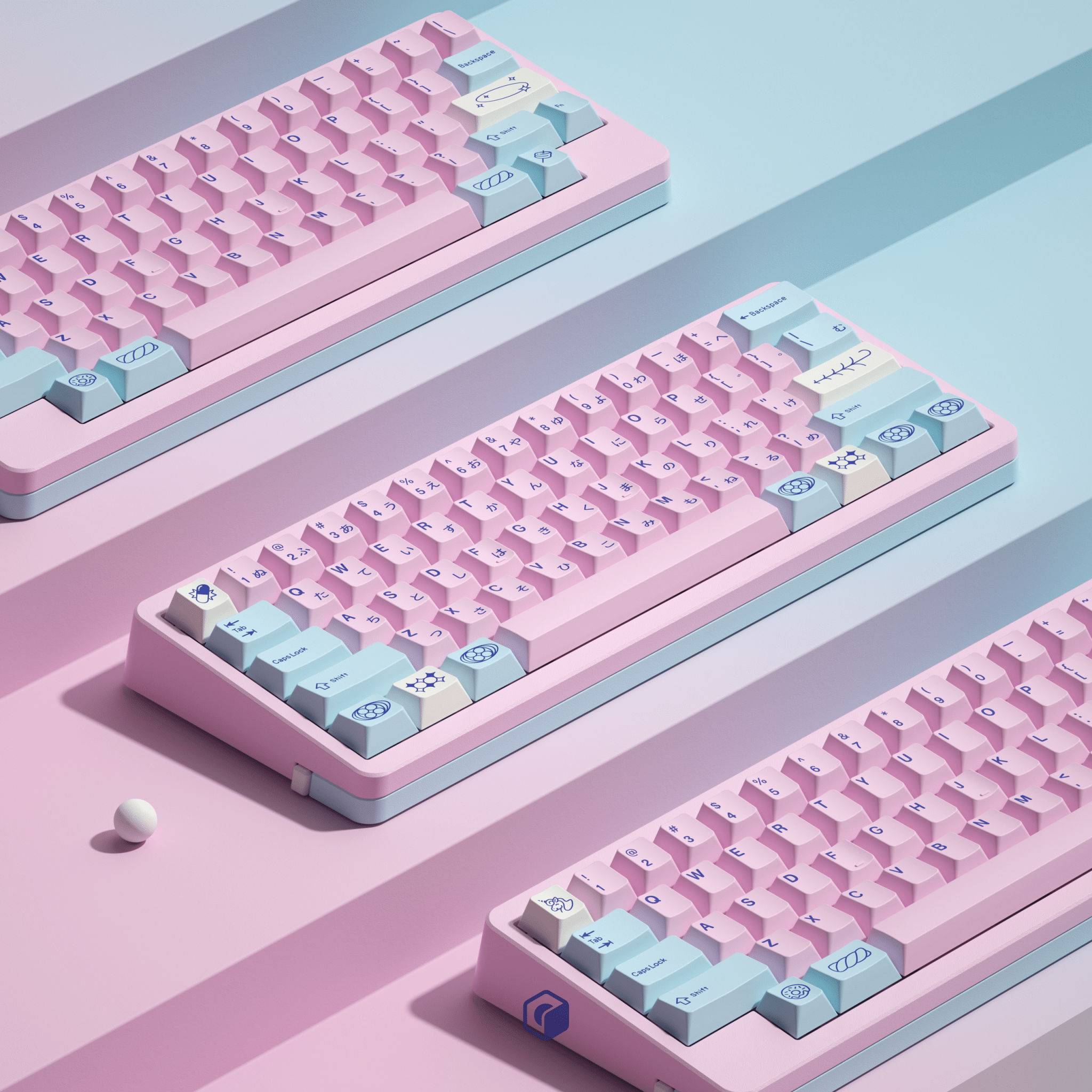 D60Lite x ePBT Acid House and Sweet Girl Keyboard Kit - InputGear DE