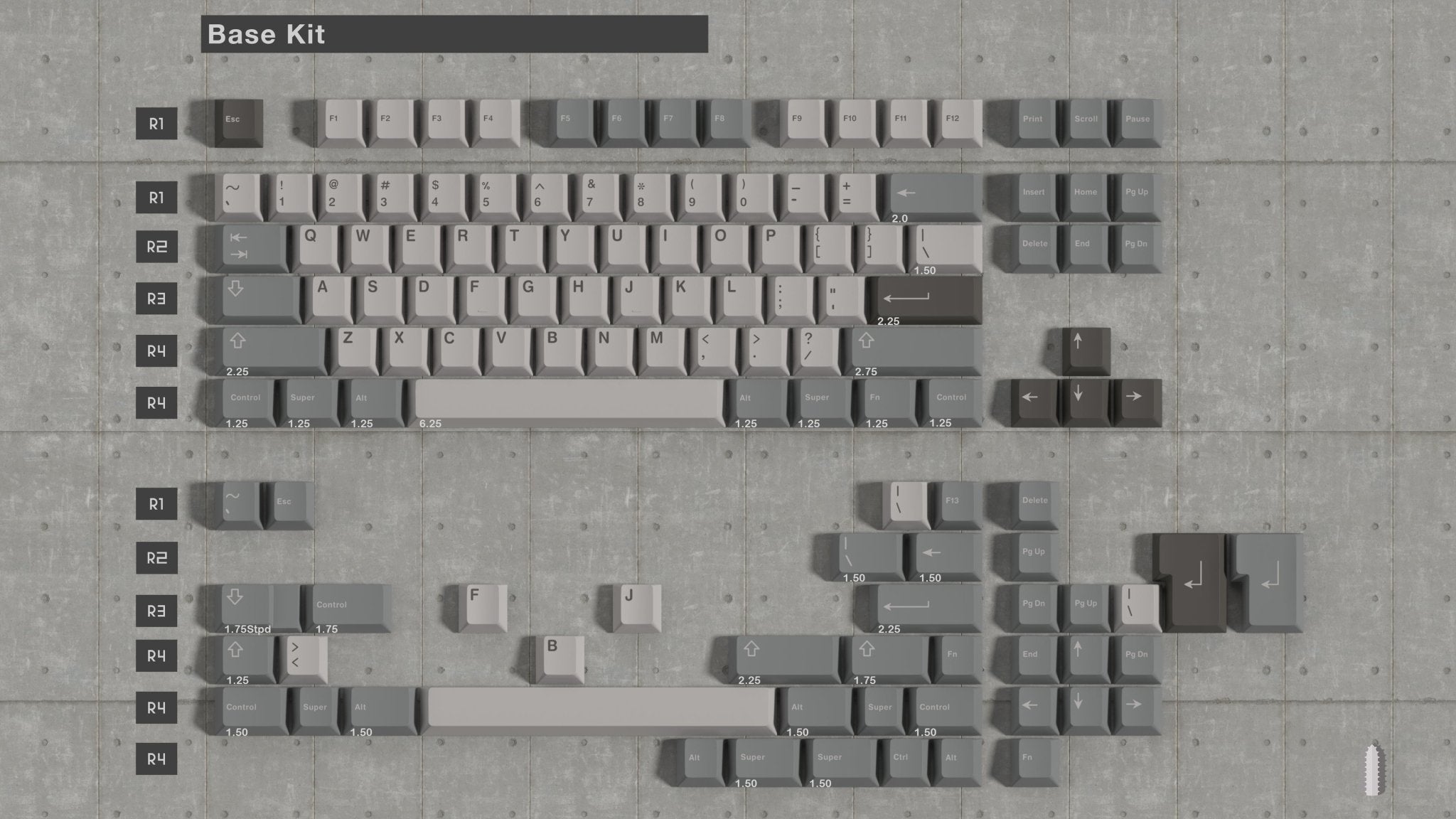 EPBT Brutalist Keycap Set - InputGear DE