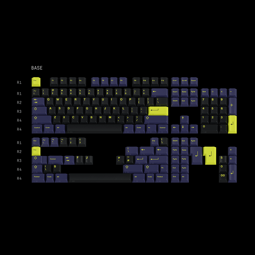 GMK Nightrunner R2 Keycap Set - InputGear DE