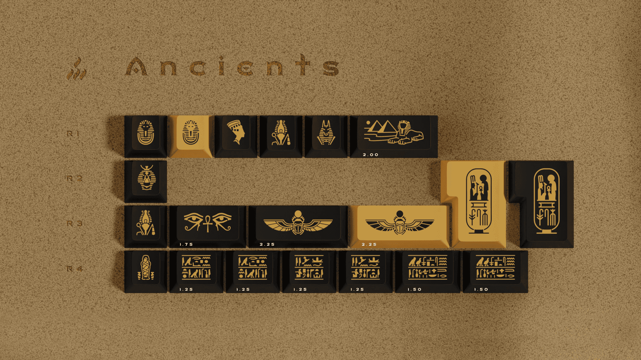 GMK Pharaoh Keycap Set – InputGear DE