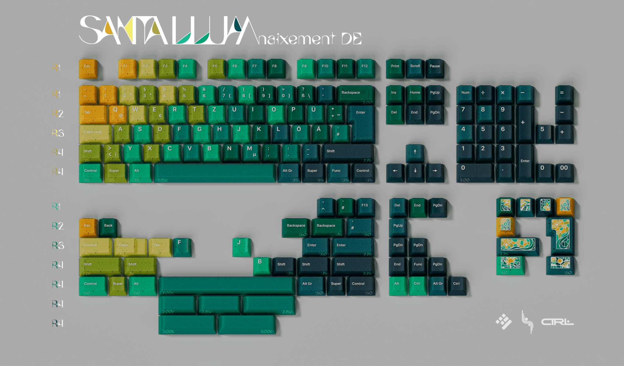 KAP Santa LLum (ISO-DE) Naixement Keycap Set - InputGear DE