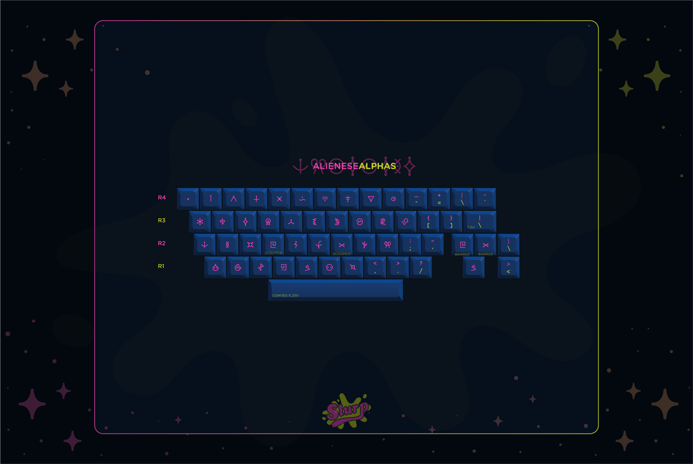 KAT Slurp Keycap Set - InputGear DE