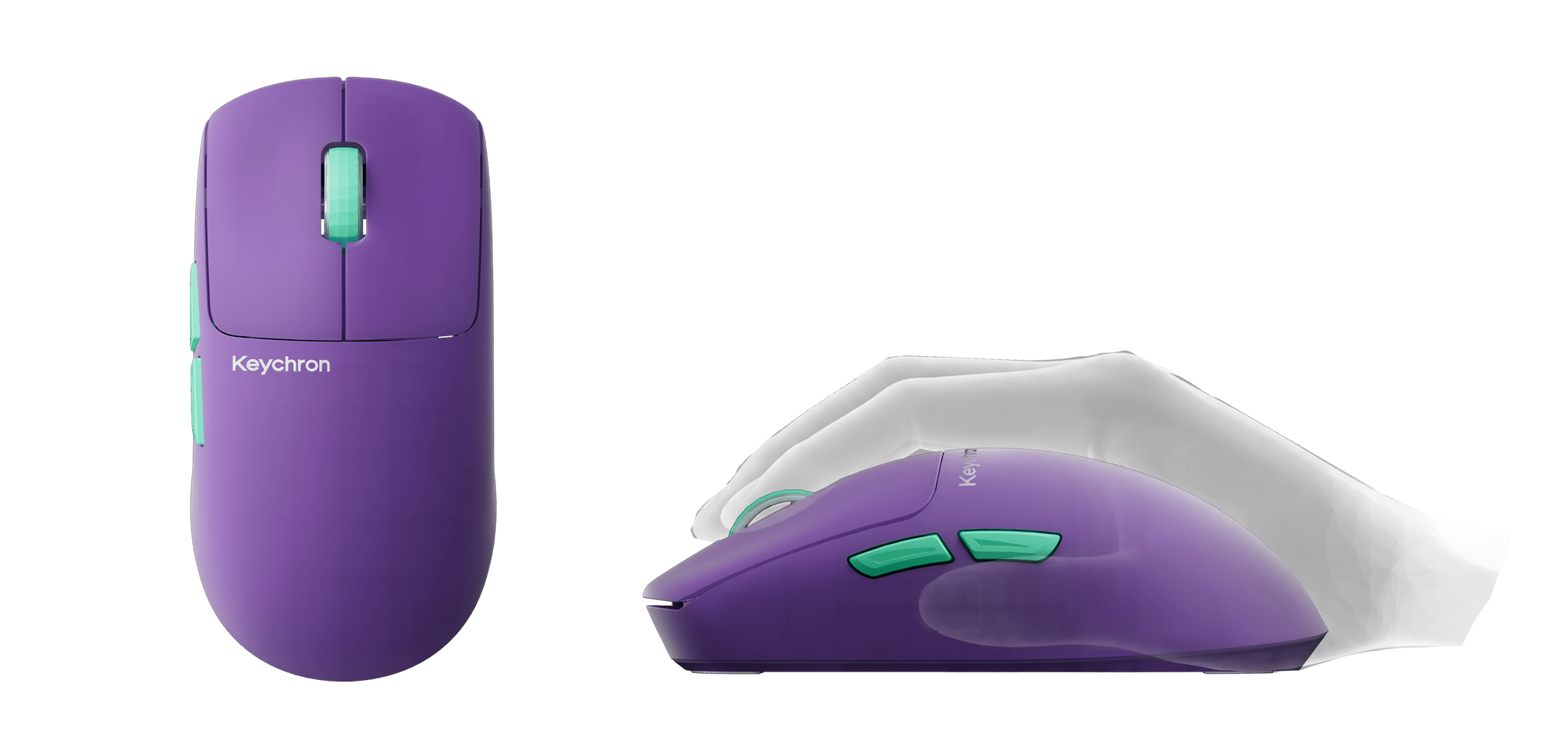 Keychron G6 HE Gaming Mouse (Frosted Lavender) - InputGear DE