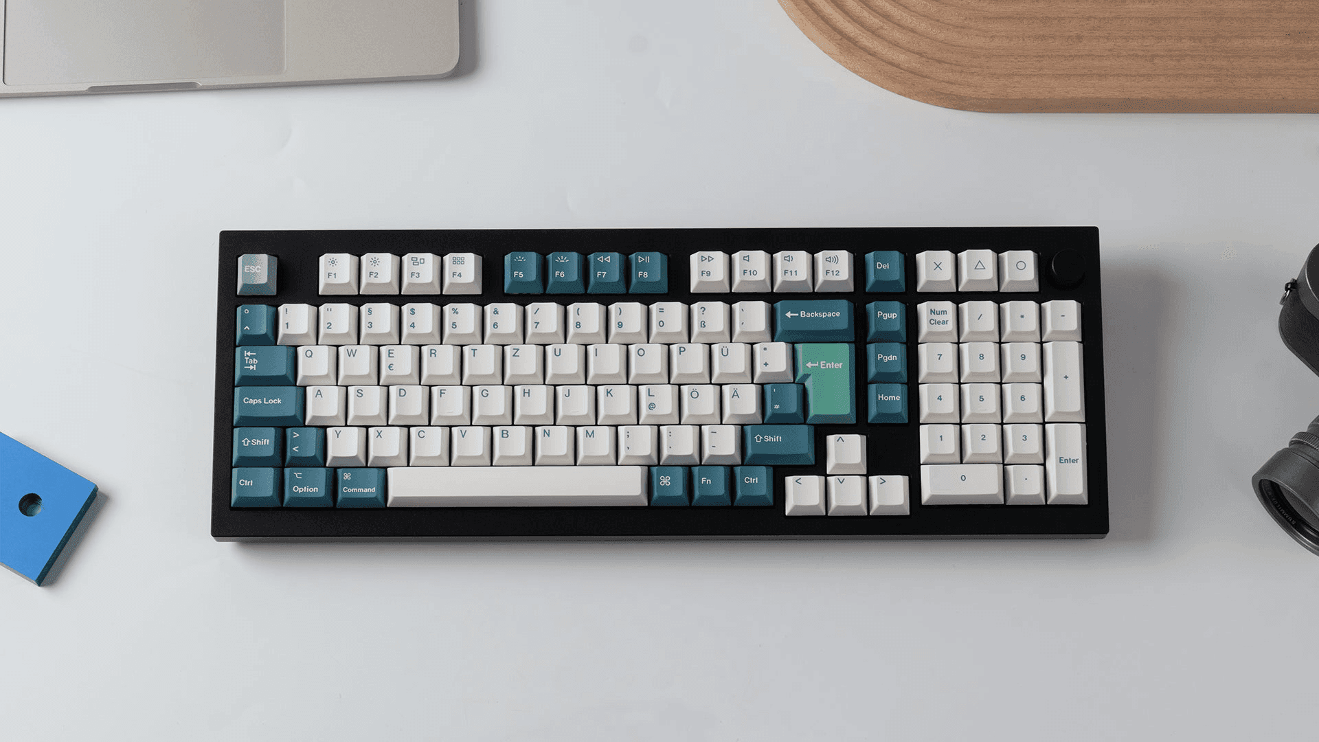 Keychron White Mint (ISO-DE) Keycap Set - InputGear DE
