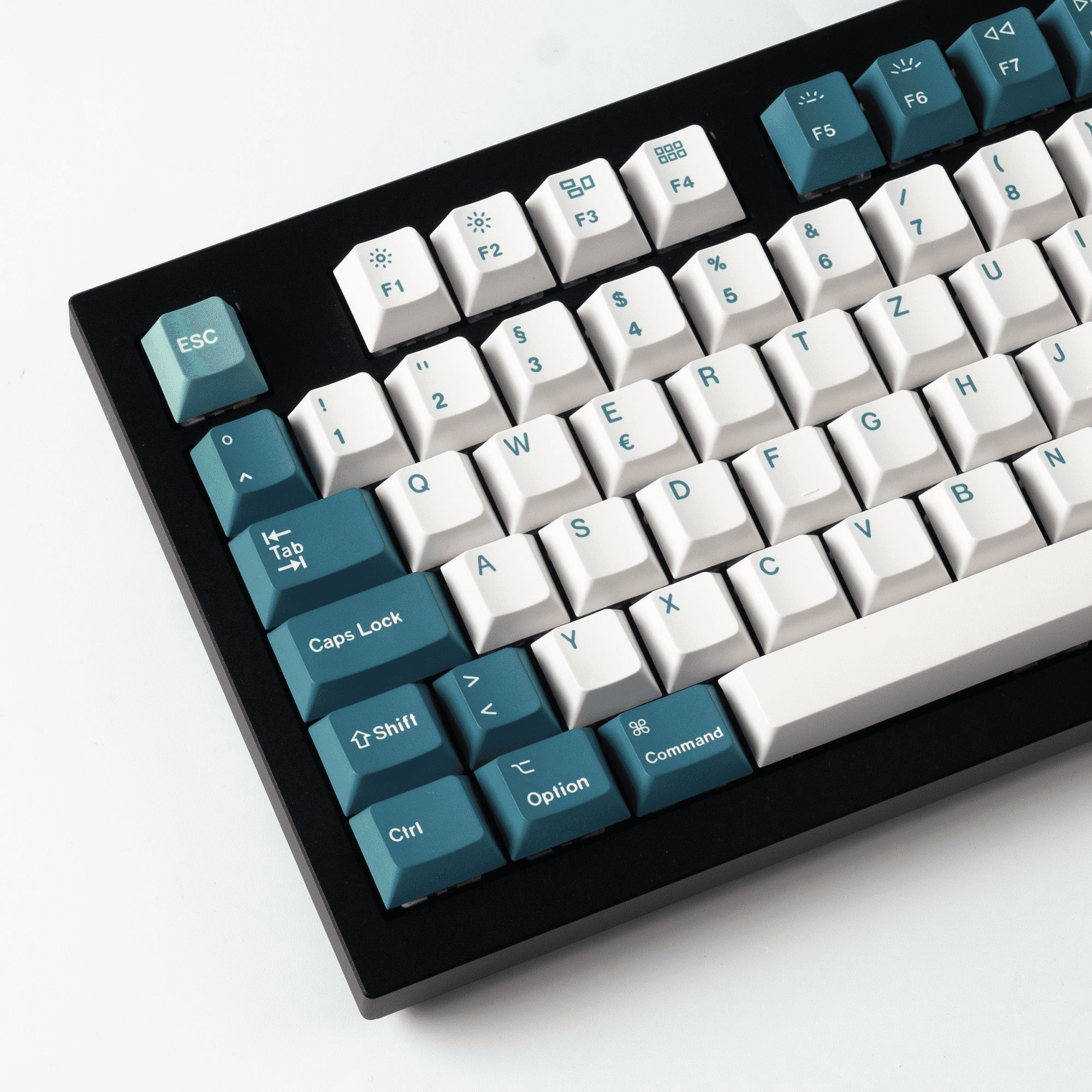 Keychron White Mint (ISO-DE) Keycap Set - InputGear DE