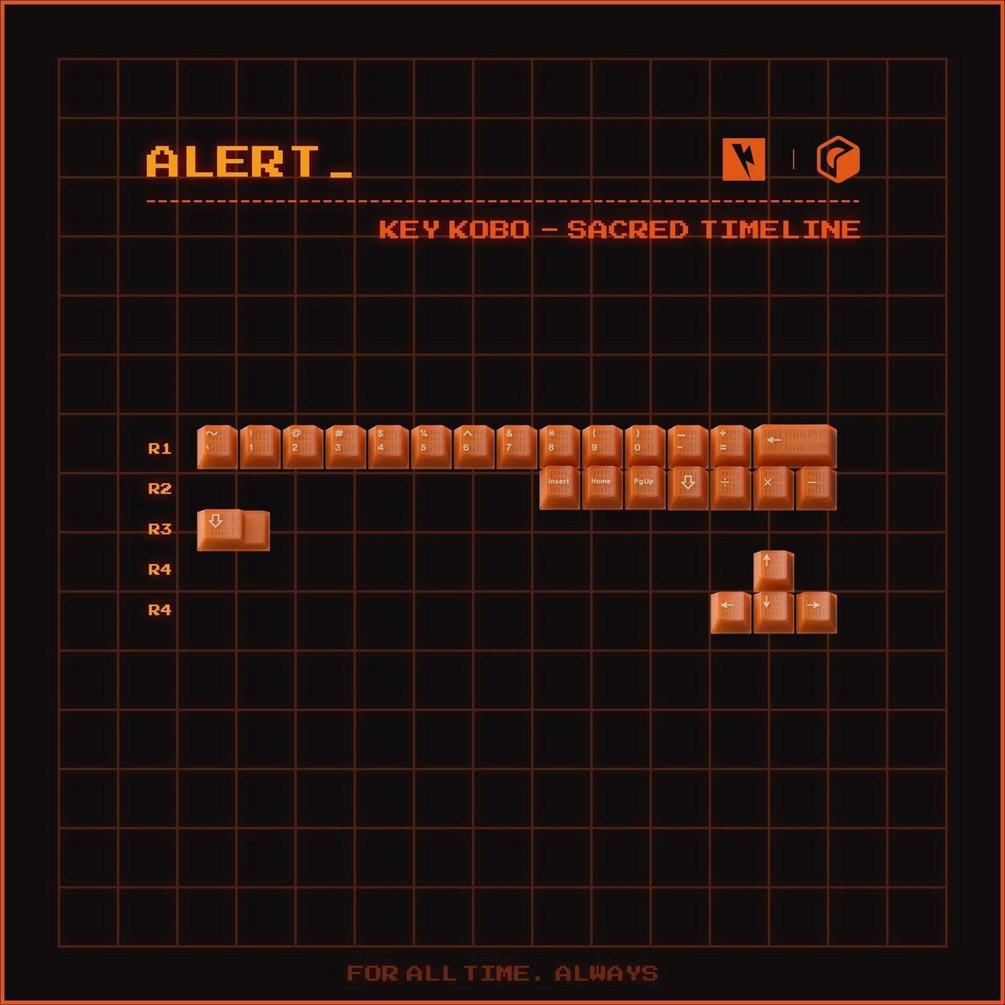 KKB Sacred Timeline Keycap Set - InputGear DE