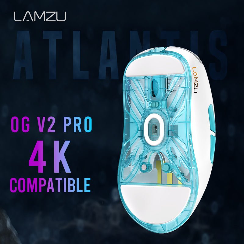 Lamzu Atlantis Mini Pro (White) Mouse - InputGear DE