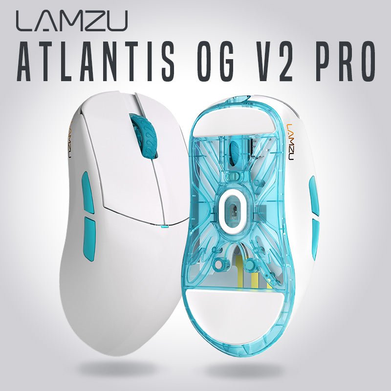 Lamzu Atlantis Mini Pro (White) Mouse - InputGear DE