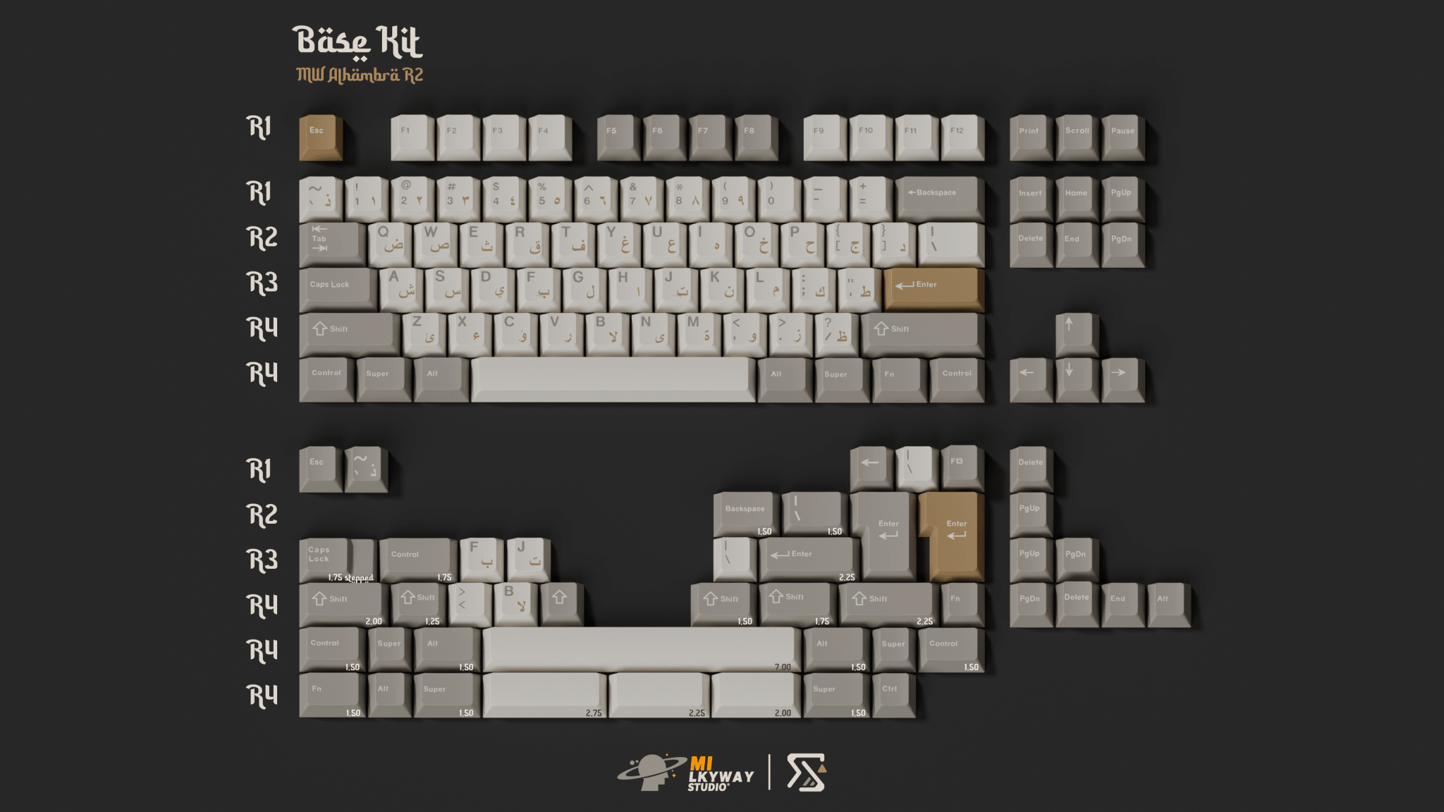MW Alhambra R2 Keycap Set - InputGear DE