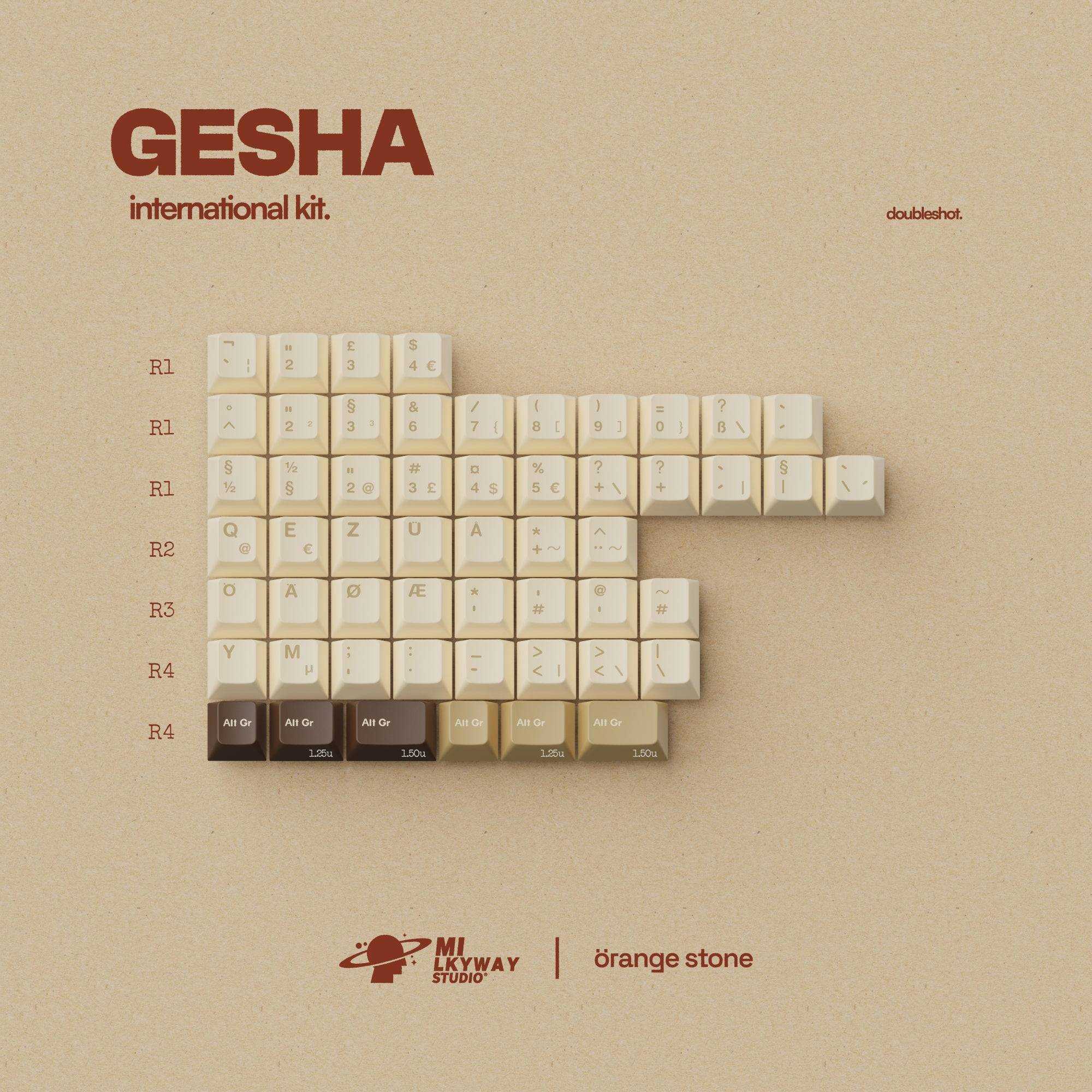 MW Gesha Keycap Set - InputGear DE
