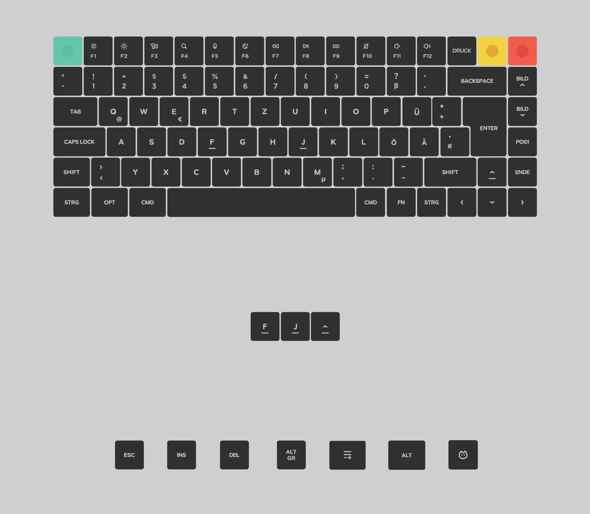 Nuphy Air75 V3 (ISO - DE) Black - InputGear DE