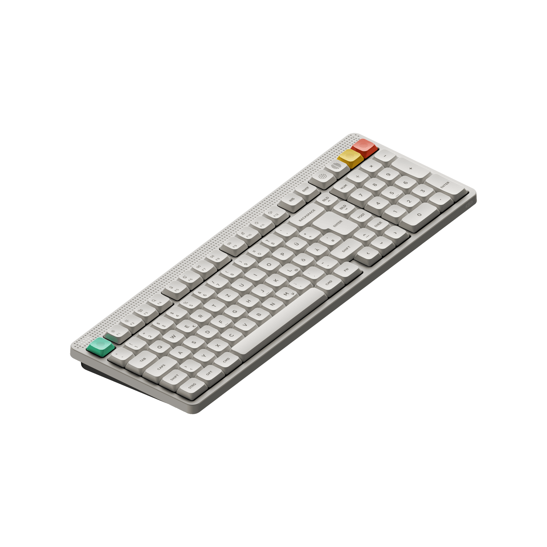 Nuphy Node 100 Low Profile (White) (ISO-DE) Keyboard - InputGear DE