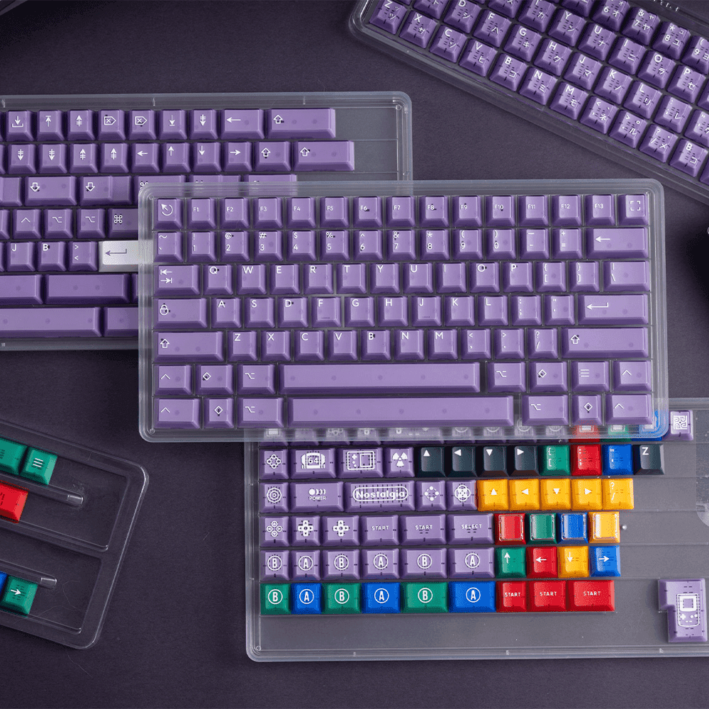 PBTFans Atomic Purple Keycap Set – InputGear DE