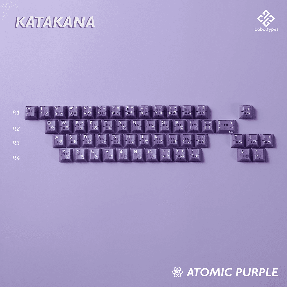 PBTFans Atomic Purple Keycap Set - InputGear DE