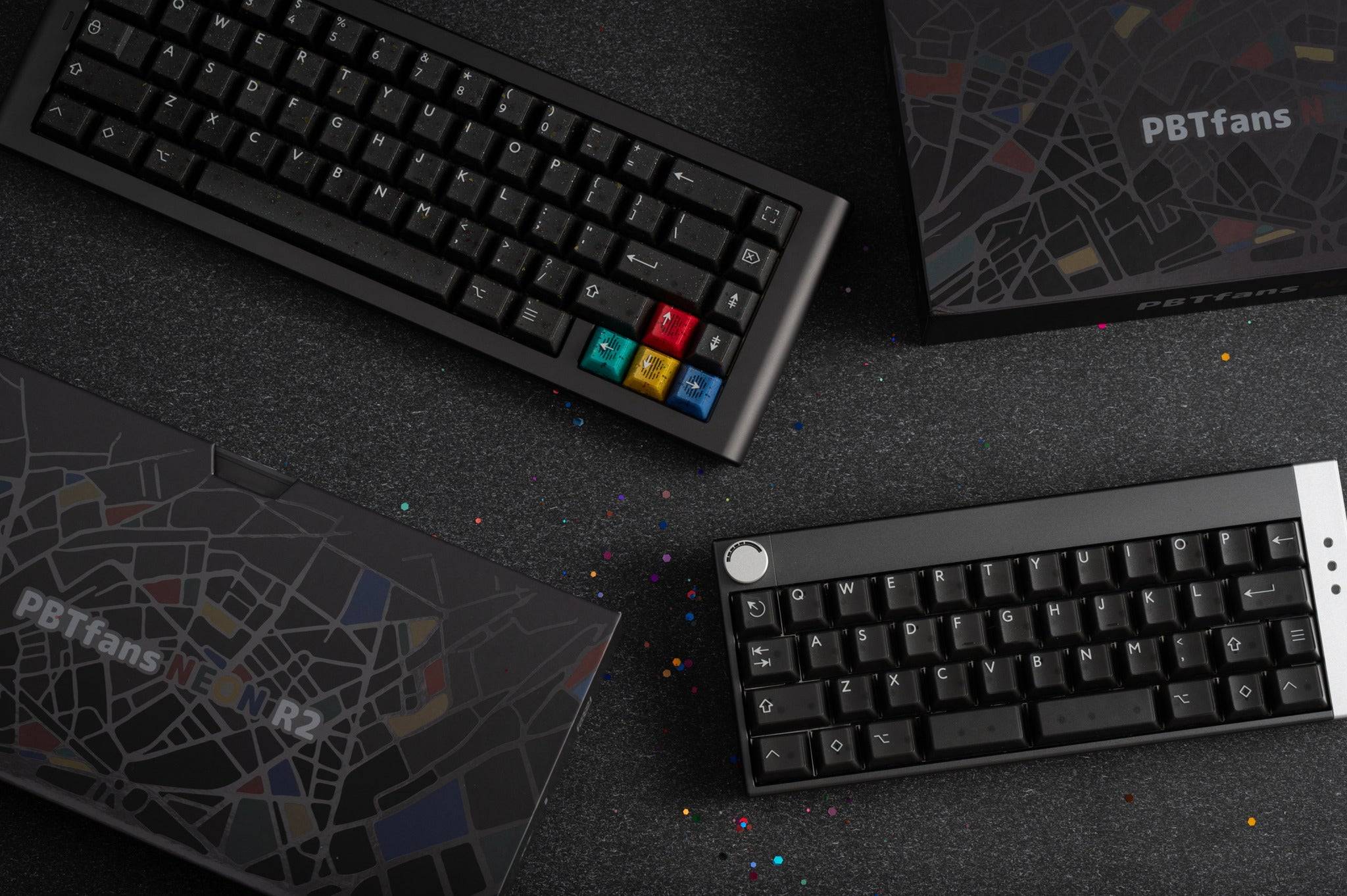 PBTFans Neon R2 Keycap Set - InputGear DE
