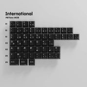 PBTFans White on Black Keycap Set - InputGear DE