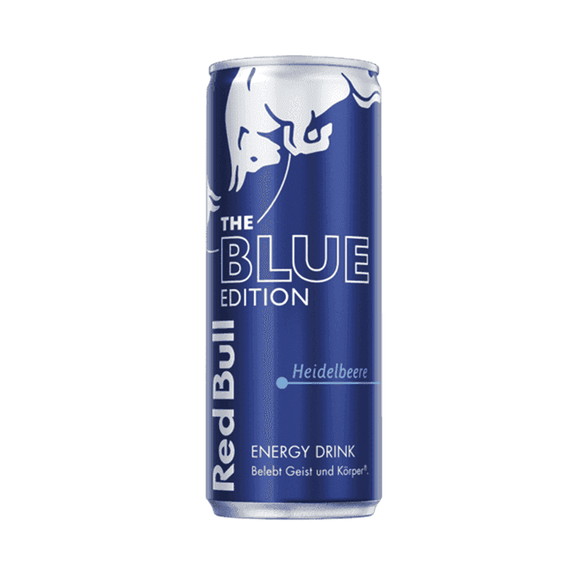 Red Bull Blue Edition Heidelbeere - 250ml Dose - InputGear DE