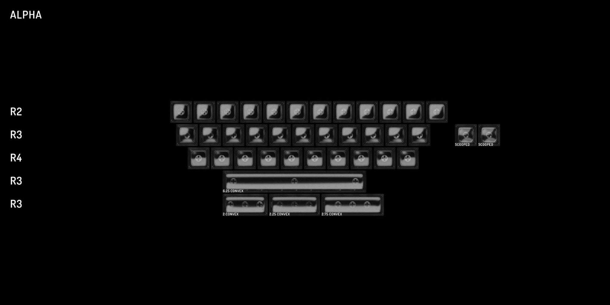 SA Polyclear Keycap Set - InputGear DE