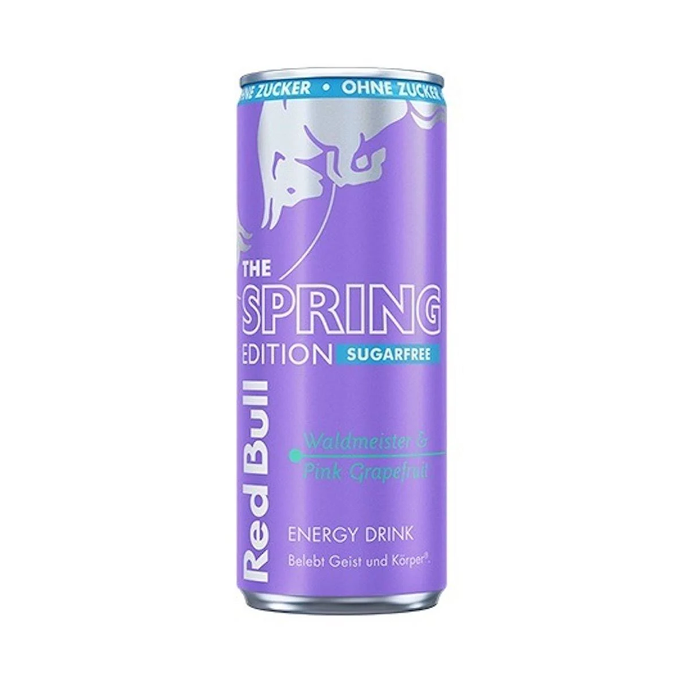 Red Bull Spring Edition Waldmeister & Pink Grapefruit Sugarfree - 250ml Dose