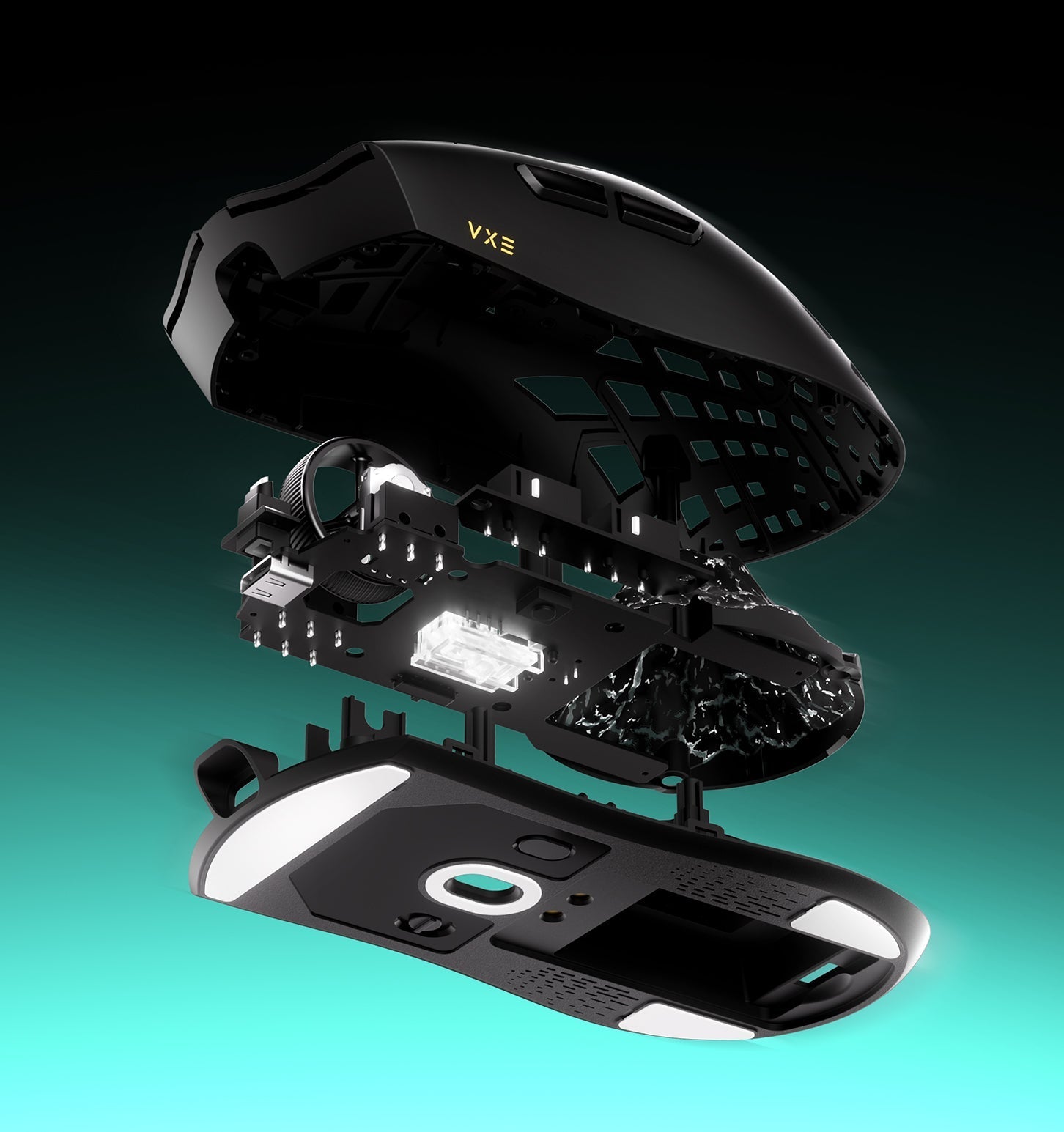 VXE Dragonfly X3 Pro (Silver) Mouse - InputGear DE