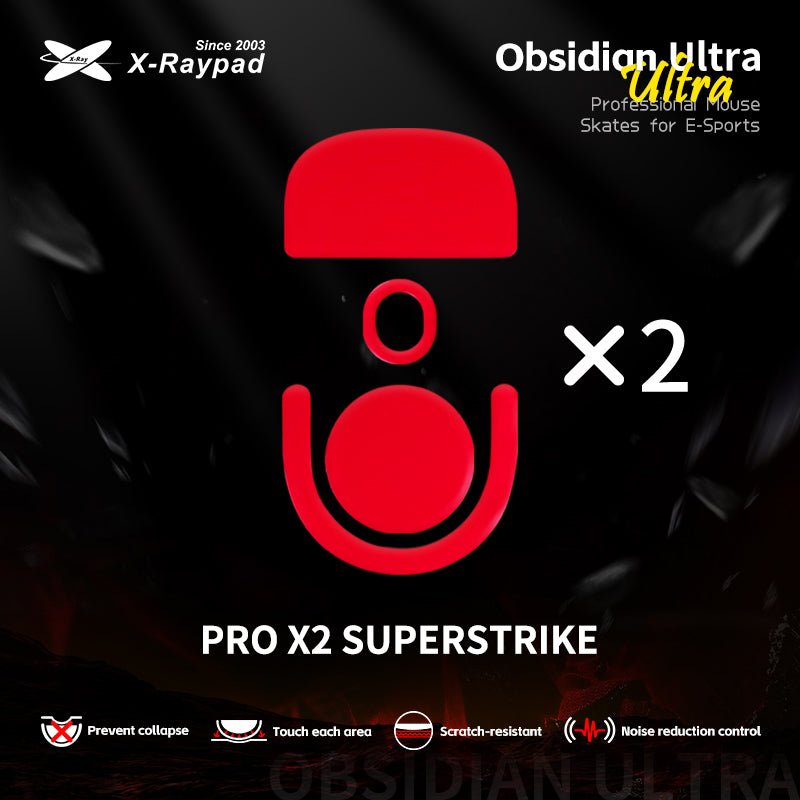  X2 SUPERSTRIKE) Mouse Skates - InputGear DE